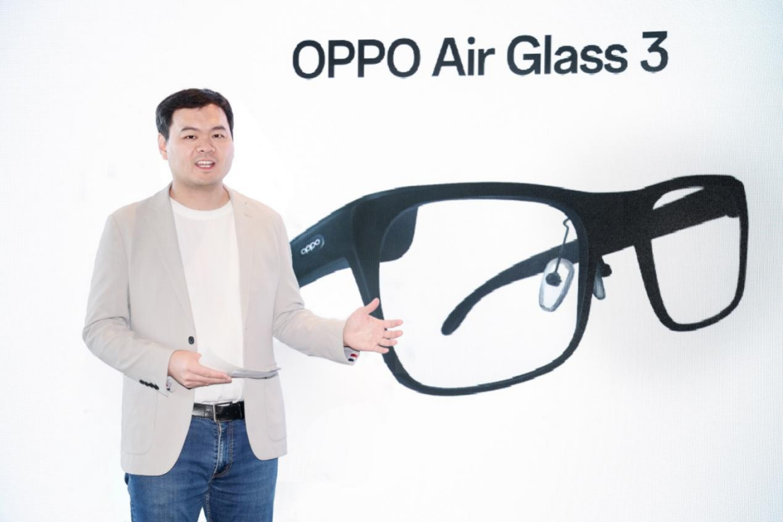 OPPO于MWC 2024发布全新OPPO Air Glass 3， 面向全球展现AI时代新探索