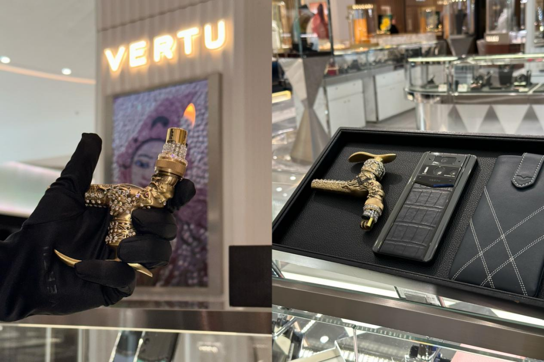 VERTU “荒唐单品”24K金镶钻水龙头、巴黎世家卖“胶带手镯”