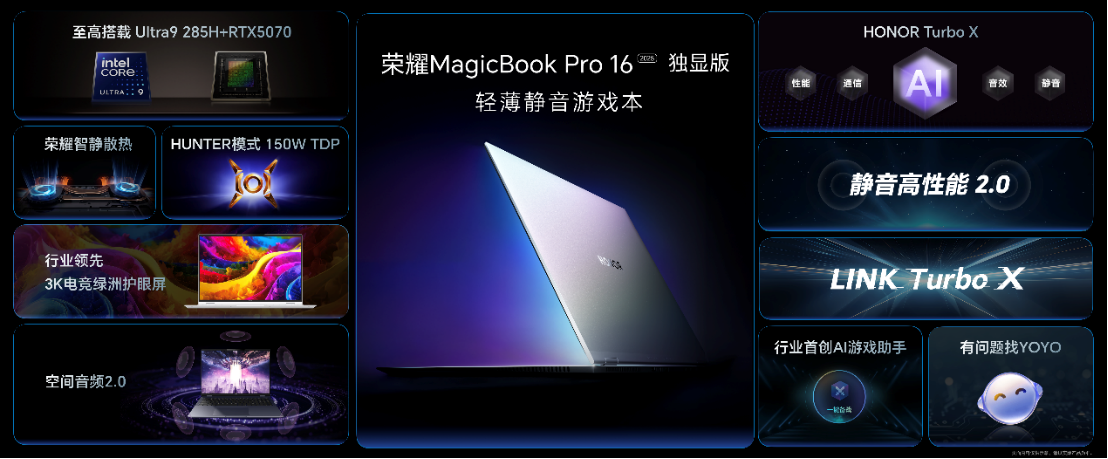 荣耀MagicBook Pro 16 2025国补到手价5039.2元起