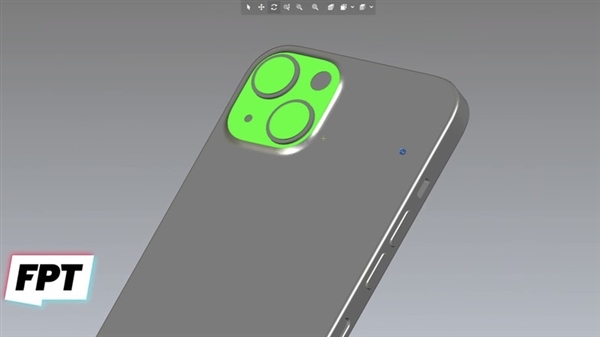 外观终于变化！iPhone 13最新CAD模型曝光：后摄对角线排列