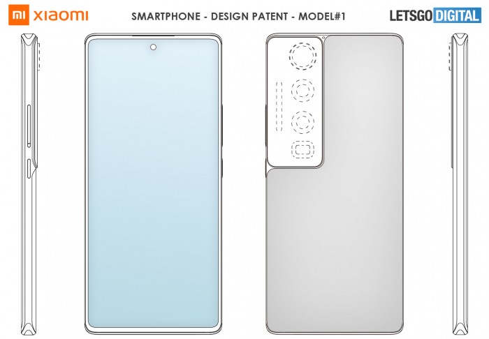 小米申请三种智能机外观设计专利 或以Note 11/11T名义上市