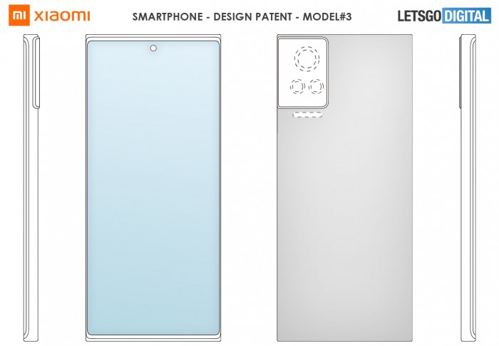 小米申请三种智能机外观设计专利 或以Note 11/11T名义上市