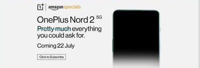 一加 Nord 2 5G 手机官方海外预热：6.43 英寸 Fluid AMOLED 屏